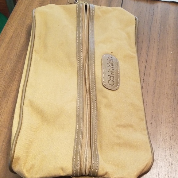 tan calvin klein bag